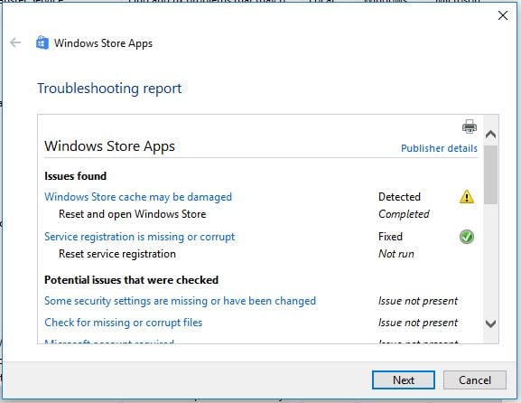 I've been seeing update errors x3 0x80070005 when updating Microsoft Store apps for several... 123141d1488308219t-cant-update-apps-windows-store-error-0x80070005-app-troubleshooter-details.jpg