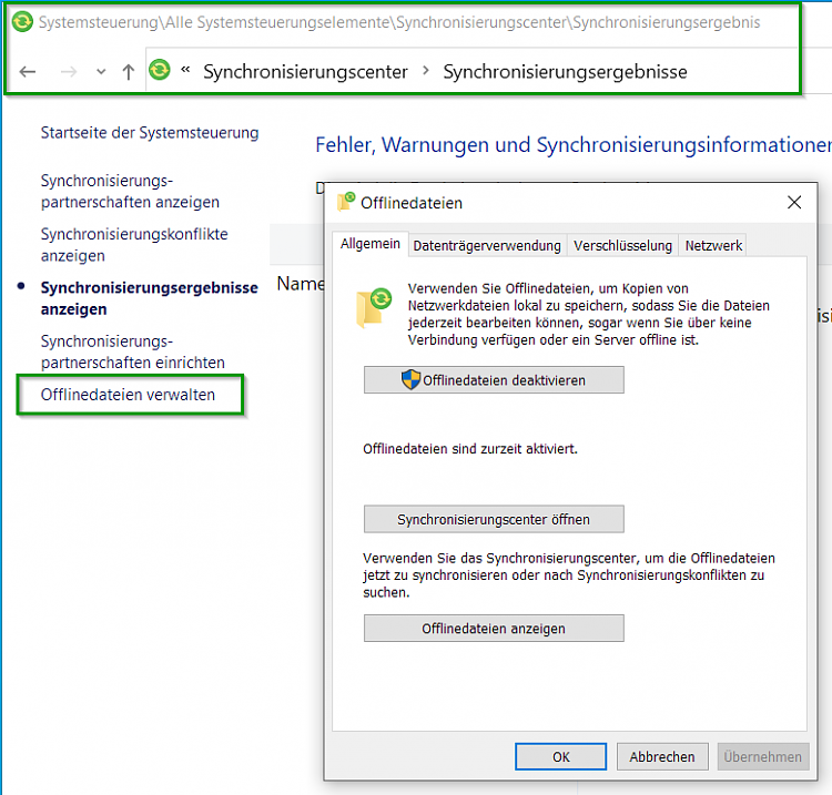 Search by "Status" or "Availability Status" in File Explorer 12429623t-disable-green-status-online-icon-file-explorer-status-bar-offline-dateien-deaktivieren.png