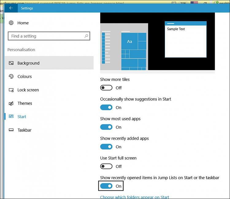 My previously running program no longer appears on the screen and does not appear in the... 127200d1490852765t-jump-lists-no-longer-appear-snap-2017-03-30-06.45.48.jpg