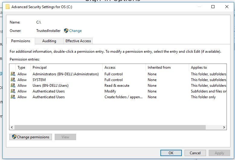 Unable to set new owner despite being administrator account and going through other forum... 1295099.jpg