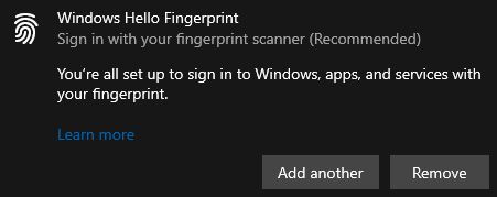 Synaptics Fingerprint added in the settings but Fingerprint option not Showing on Lock Screen 12ca6272-6555-4c63-9aac-6273273ac258?upload=true.jpg