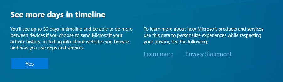 I think you forgot the No button, or it's a bug it's not showing : 12d17961-a2a3-45b4-ae7f-9664047430d1?upload=true.png