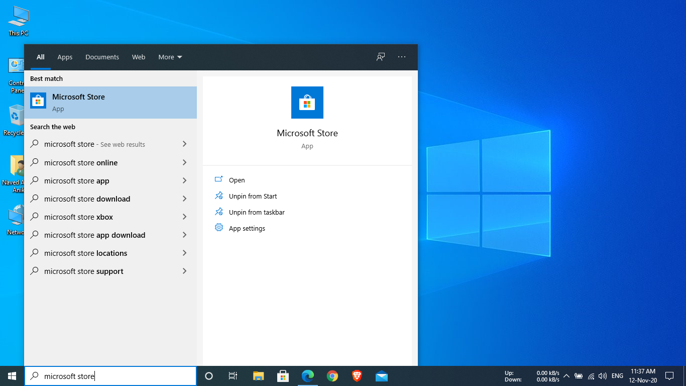 Windows 10 Search Box result showing old icons. 12e3774a-4317-4ca6-adeb-3091467e1512?upload=true.png