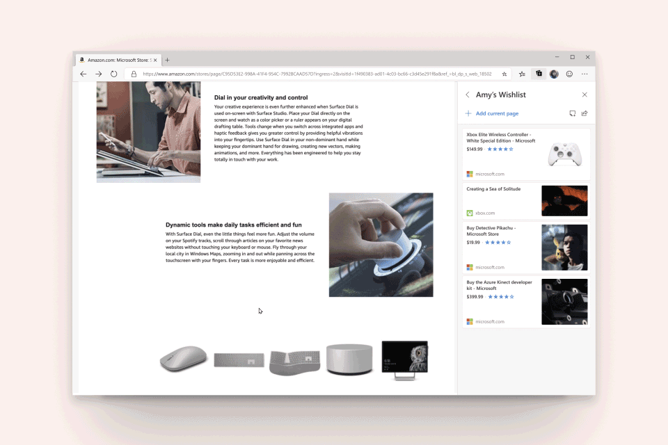 Collections is now available to test in Microsoft Edge Canary channel 1318bbc0ef9dc51d471103df578efa03.gif