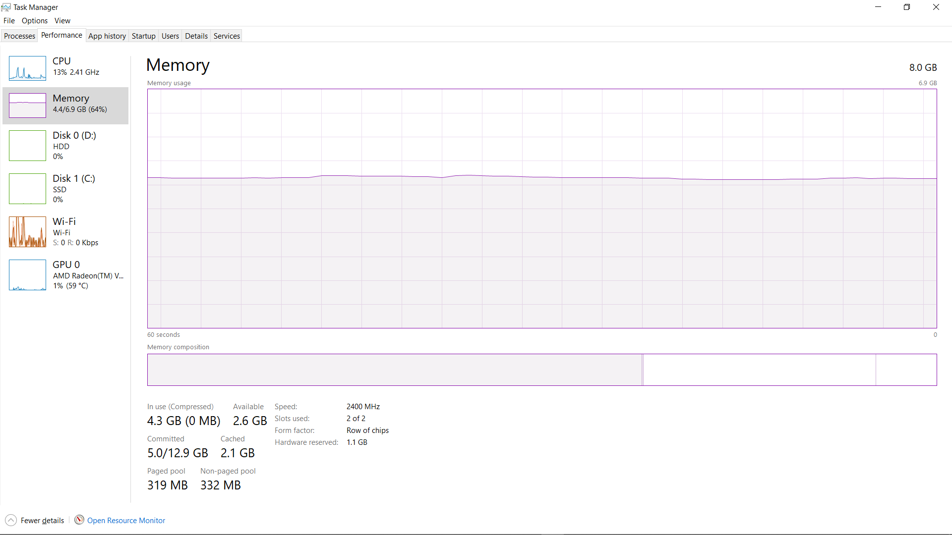 My memory is stack in 50% even though I'm not doing anything 131f16af-757f-4399-9753-25ed2c8a7123?upload=true.png