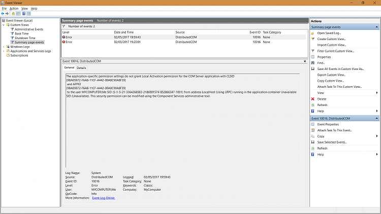 How do i fix DistributedCOM errors event id 10016 and 10010 133072d1493744740t-windows-10-event-id-10010-10016-errors-distributedcom-no.png