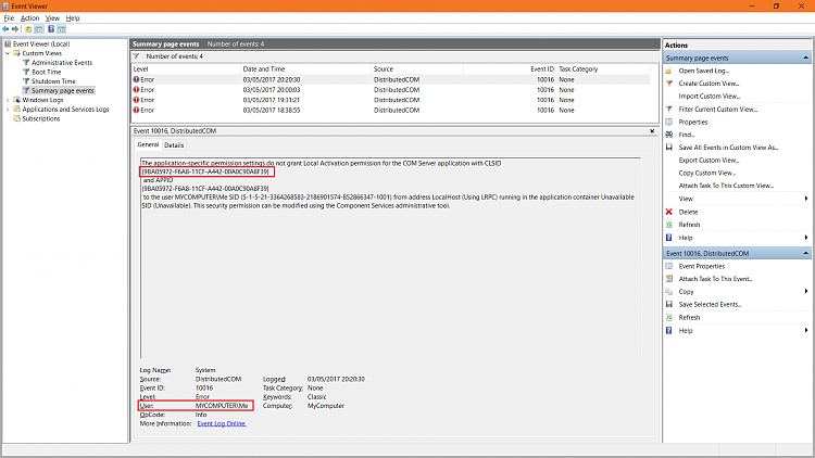How do i fix DistributedCOM errors event id 10016 and 10010 133342d1493841712t-windows-10-event-id-10010-10016-errors-distributedcom-error.png