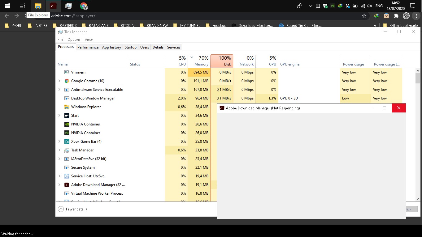 vmmem process sing a lot of RAM without any VM created. 133a5c51-b771-499f-97e1-fe16d170720a?upload=true.jpg