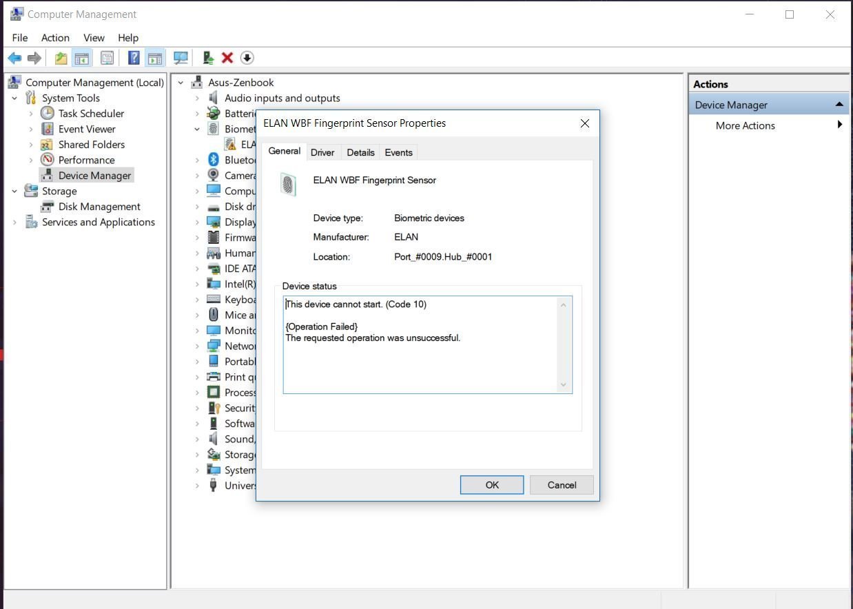 Fingerprint Driver issue. 1353c49b-aecf-4707-84e2-e371f64f82eb?upload=true.jpg