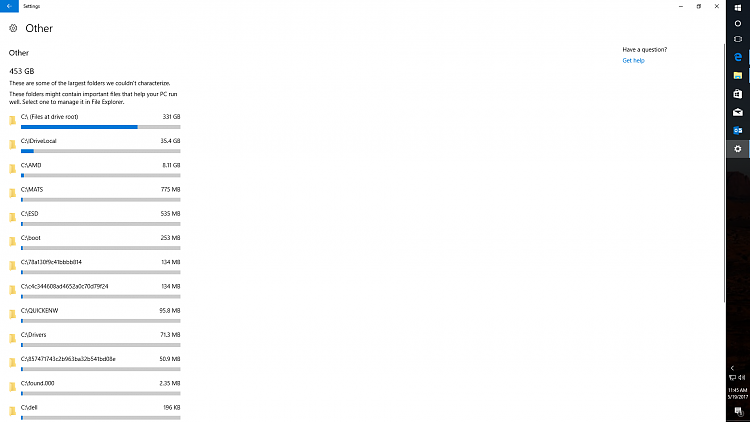Empty file folders despite storage space used 137860d1495208826t-loss-disk-space-despite-clean-install-storage-usage-2.png