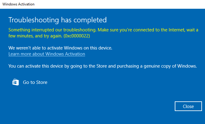 Activation error 0xc0000022 13cbfdf2-9ee7-4597-9fc3-1d1449d94dff?upload=true.png