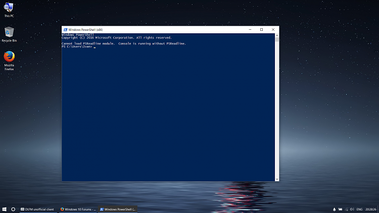 Windows PowerShell 7 "Cannot load PSReadLine module. Console is running without PSReadLine." 140685d1498156593t-what-psreadline-module-untitled.png