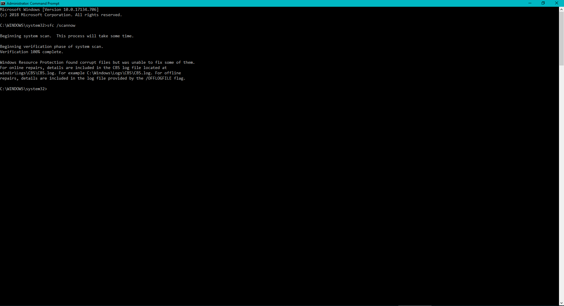 How do I fix the corruptions that Command Prompt said I had but could not fix? 14298a8f-27dc-453e-927e-96ba3351f131?upload=true.png