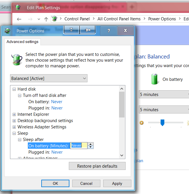 On my windows 11 laptop, the sleep option simply disappeared from the start menu. 143893d1500052946t-sleep-mode-option-disappearing-start-menu-untitled.png