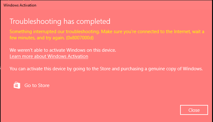 Randomly getting activate Windows when its activated and it goes away on restart  error... 14996a88-edf3-4ef3-8824-3f09e84f75d2?upload=true.png