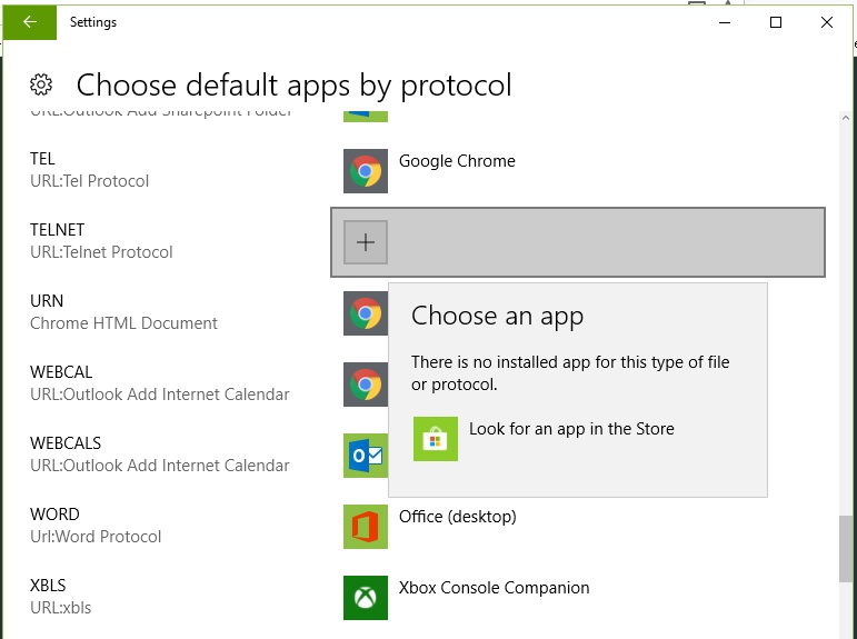 "I can't find my app to set default app by protocol in Windows 10 setting" 14c915fe-34d0-40d9-9414-a04204e551cc?upload=true.jpg