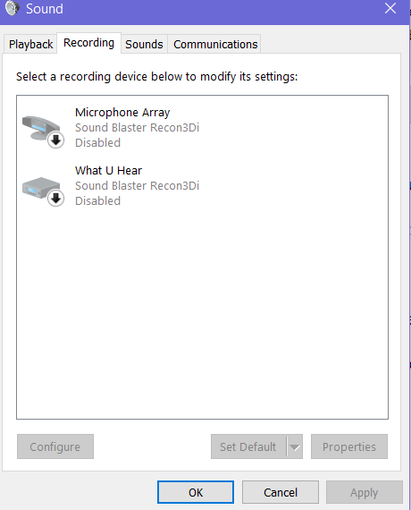 HyperX Cloud Stinger just won't work, the mic isn't showing up as a selectable device anywhere. 14d338fd-a17e-4121-a54b-e86a7af0fe96?upload=true.png