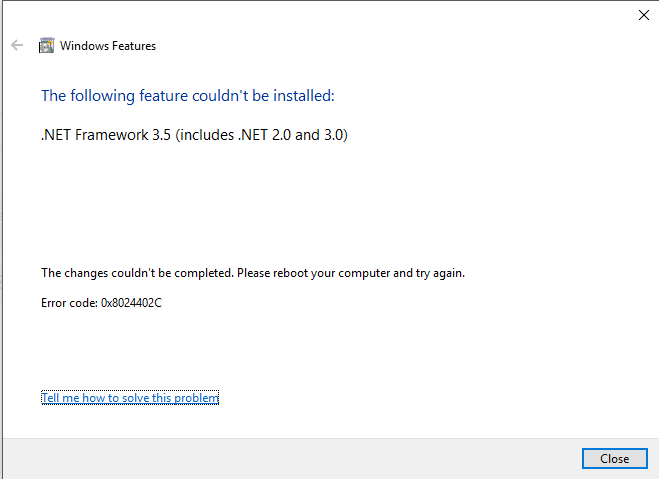 Windows 11: .NET Framework 3.5 Offline installer Stops with Error Code 0x8024402c. 14fd6ff1-0b55-44a9-9e03-53df720a50e3?upload=true.png