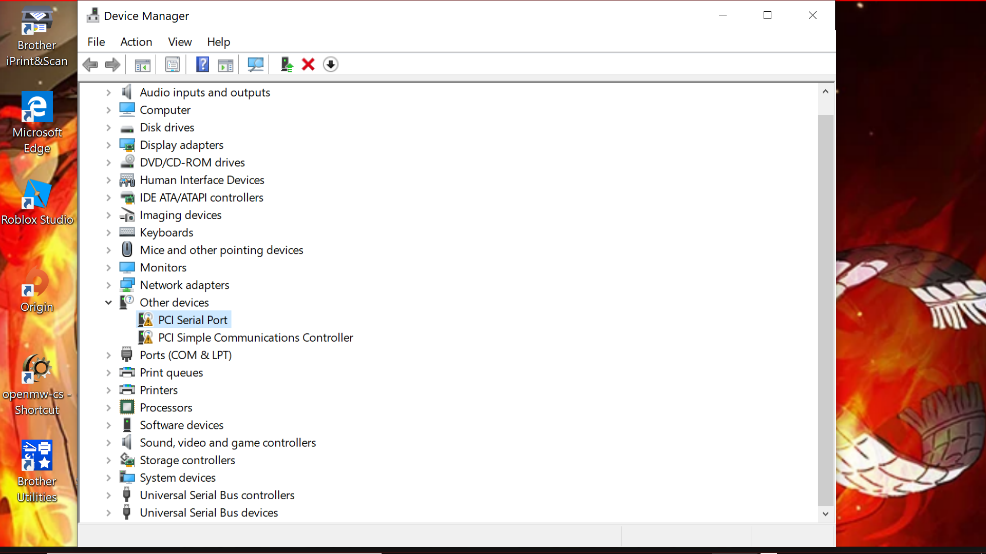 Pci simple communications controller
