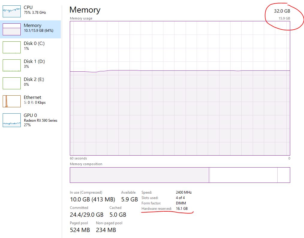 Windows sees but won't use freshly installed RAM 15459ff4-1d86-434f-9d15-d9a9a64c2726?upload=true.jpg