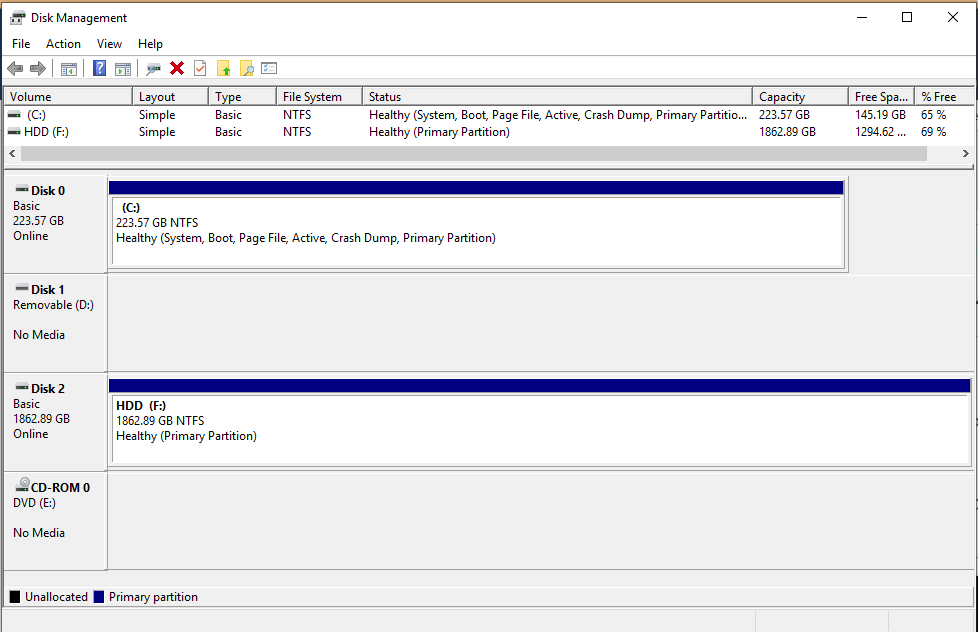 Cannot boot with 2nd HD plugged in. Post Windows 10 re-install 1549828742627-png.png