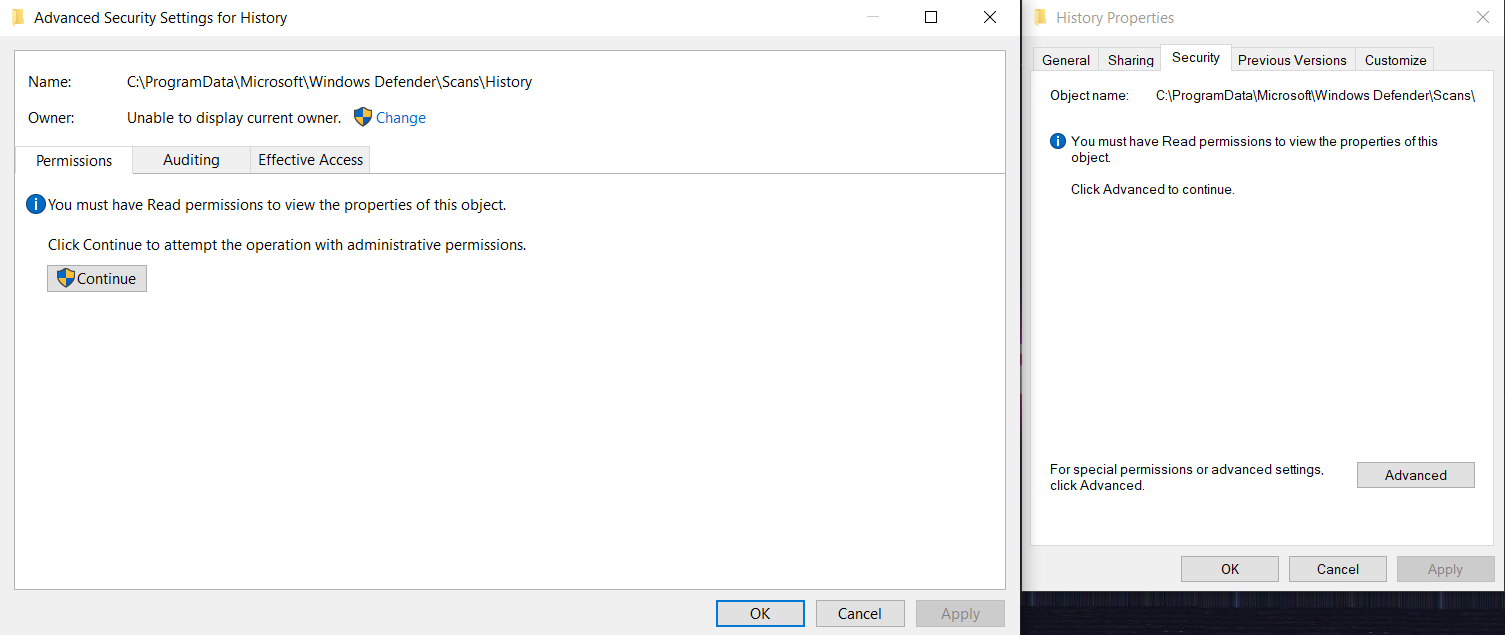 I accidentally deleted all permissions in Windows Defender folder... 154ba190-8be7-4b35-842f-a27852a3cc8b?upload=true.png