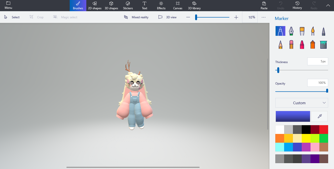 Paint 3D model textures turning black after exporting 154f02fd-6e50-4673-b860-61c6eb360d3d?upload=true.png