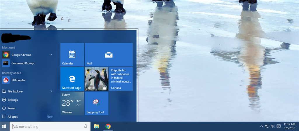 Start Menu, Action center and Window Border Transparency In Windows 10. 15617cba-59f3-45b6-82e3-289a44788eab.png