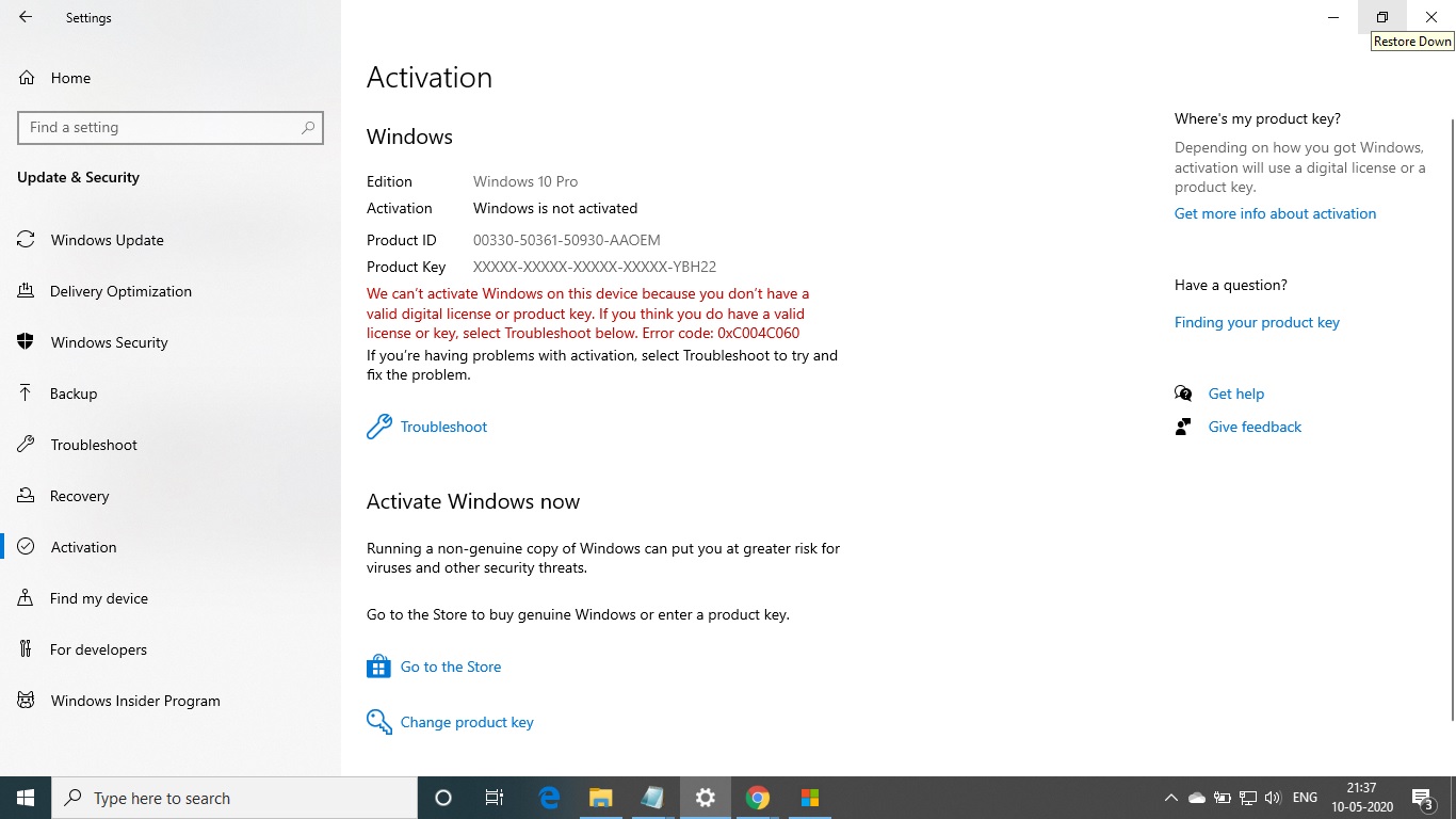 what does error code 0xC004C060 mean. 1566ea01-66ac-435c-a721-a3d9acaa23d3?upload=true.jpg