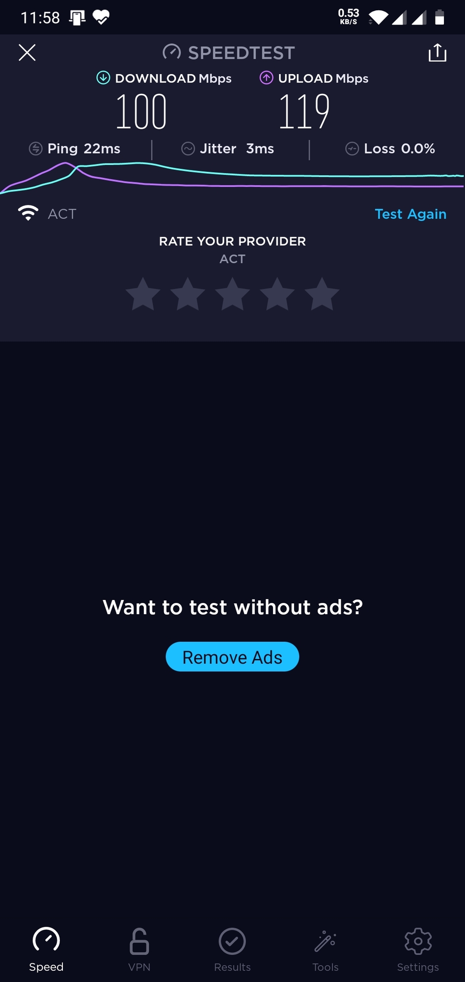 I am receiving nearly half the download speed on my laptop than what I am getting in my phone. 156cd96e-bf91-4515-8fa1-c1393e26bc9c?upload=true.jpg