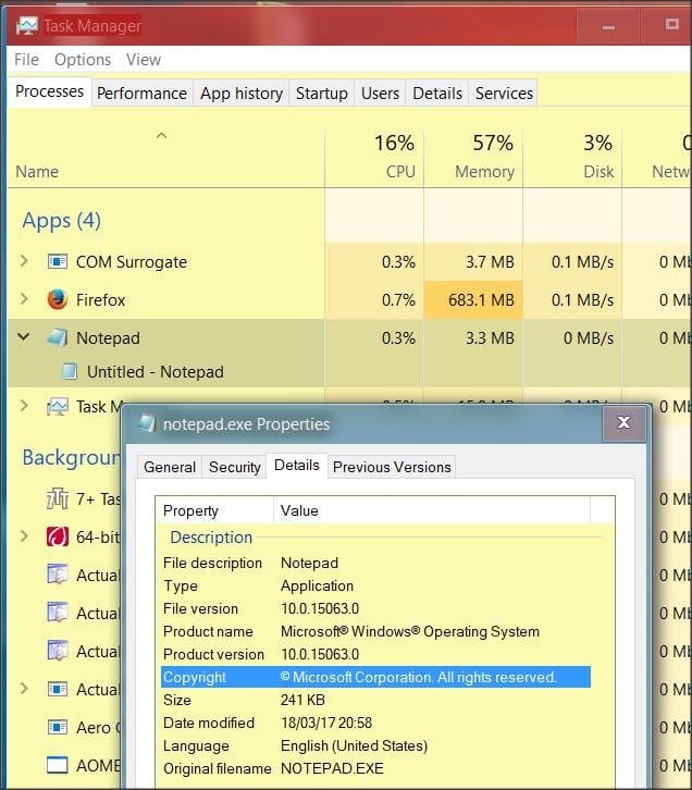 A Windows process called dwm.exe is consuming more than 40% of my GPU. 157411d1507670624t-notepad-consuming-cpu-40-a-2.jpg