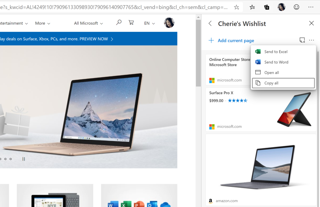 Collections now enabled by default in Microsoft Edge 158714acef1feea974a1318217e22af4-1024x662.png
