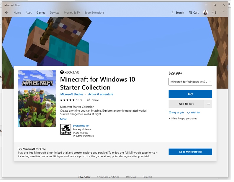 Installing Minecraft for Windows 10 on multiple devices? 15906a84-6e5e-4a04-aed3-54da62bdf3f1?upload=true.jpg