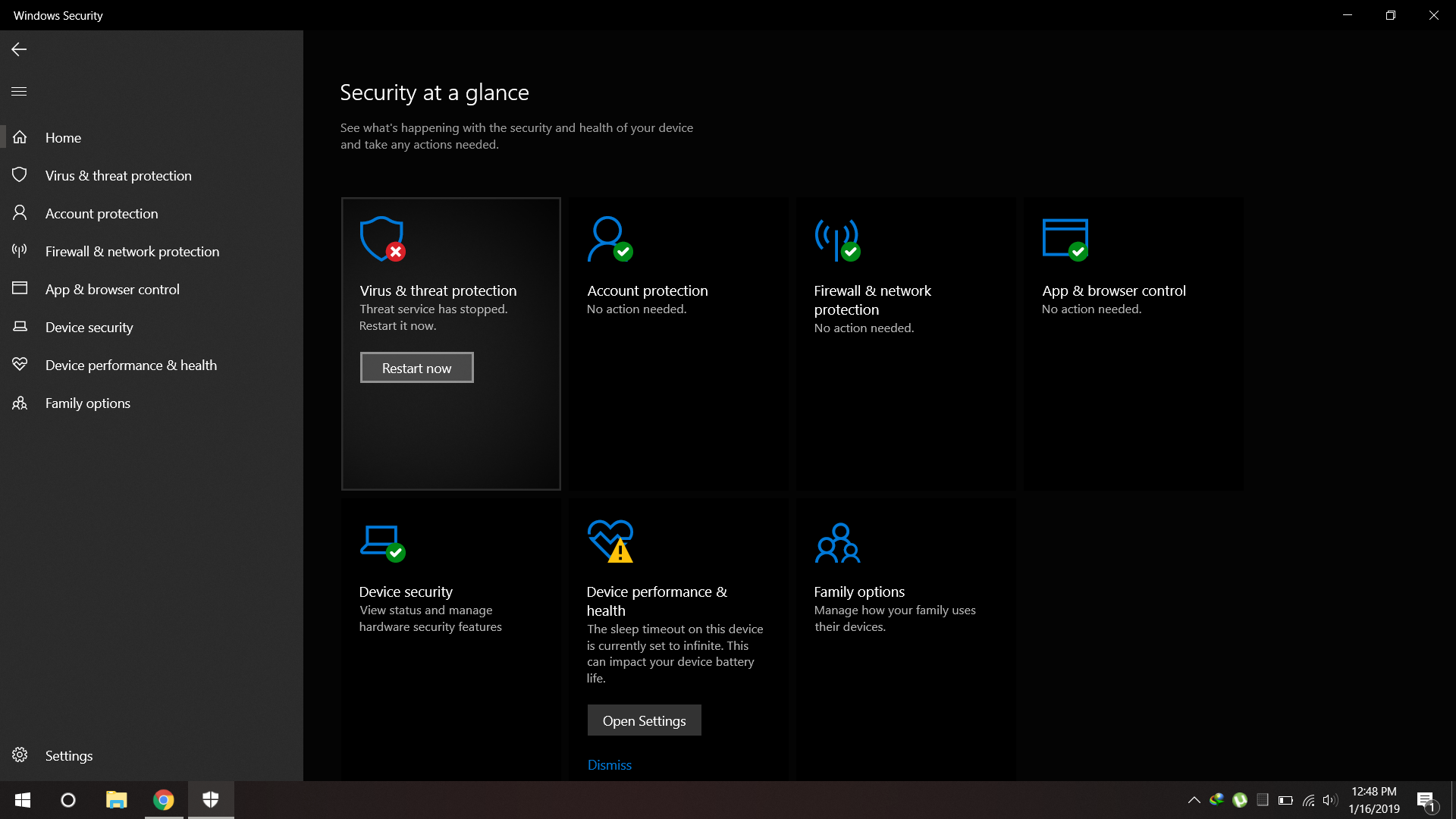 Windows Defender - Virus and Threat Protection - Threat service has stopped 15a44fb7-1139-40ea-a034-4c77d094cad1?upload=true.png