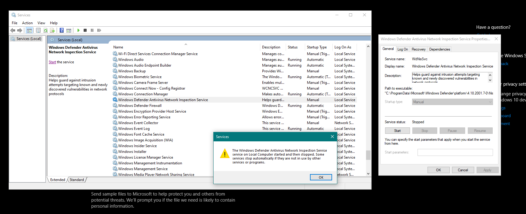 Virus & threat protection unable to run 15b0fedc-3830-48b8-ac5e-64eea39d5ab5?upload=true.png