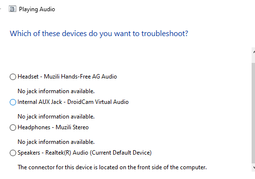 when I connect Bluetooth speaker with aux cable, it doesn't play sound 15f9a1ab-e227-48ba-9b6e-f82c9328666e?upload=true.png