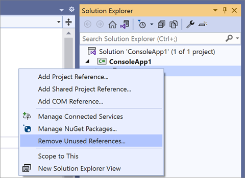 Visual Studio 2019 v16.9 and v16.10 Preview 1 now available 1610P1SolutionExplorer.png