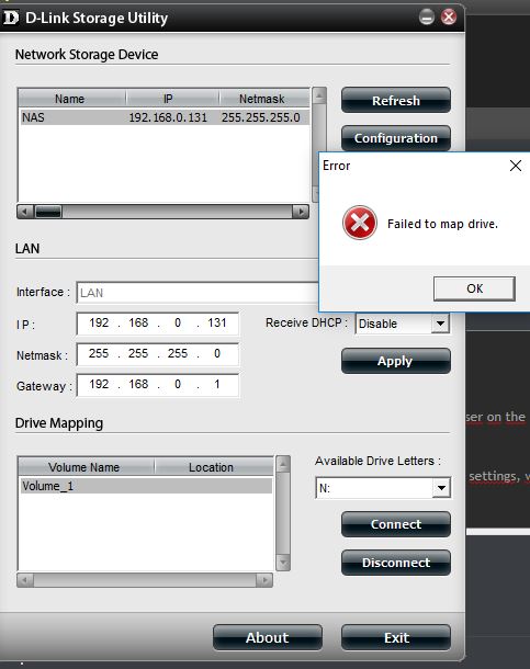 Cannot Map NAS in Windows 10 Pro x64, however the device is accessible from the network 1621f5ec-6c05-457a-bf6f-556d9f40e786?upload=true.jpg