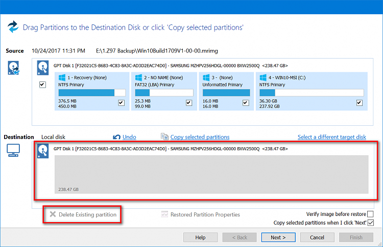 When restoring W10 from drive, do you get to choose which drive to restore to? 162679d1510120494t-w10-macrium-mirror-restored-smaller-drive-p1.png