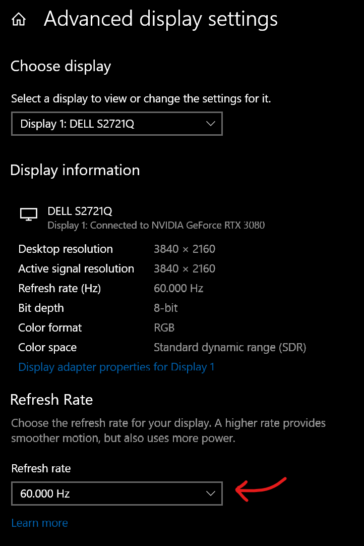 Second monitor causes flash a black frame every few seconds also it reverts back to... 16332836-4da0-4ba5-934c-8752a27fb941?upload=true.png