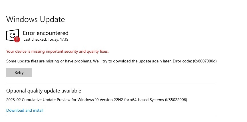 Windows 10 Version 22H2 KB5022834 will not update 1641a243-18e2-4668-ab3e-68c573946f20?upload=true.jpg