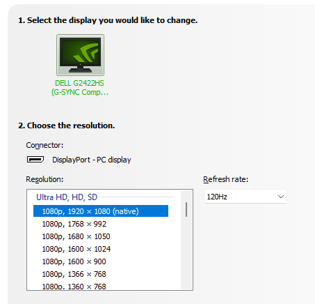 My laptop can show 144HZ, and my monitor can show 165HZ. But the maximum i can check on de... 1648811422t-144hz-165hz-no-longer-available-nvidia-control-panel-dell-monitor-res-refresh-rates-.png