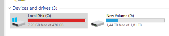 I have a 500GB driver that says it has 216GB of space in total, why is this? 1656144100t-strange-issue-2tb-harddrive-storage-linked-500gb-drive-storage-drive-size-after-copy.png