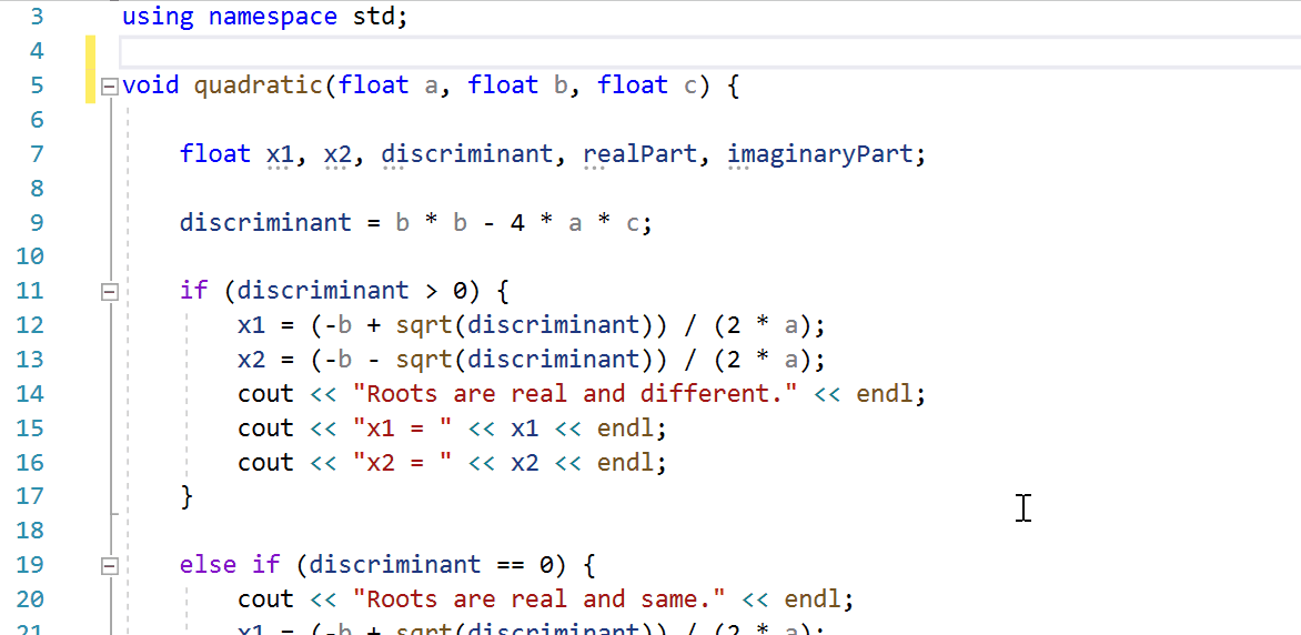 New Visual Studio 2019 v16.7 and v16.8 Preview 1 released 166GAquadraticXMLgen.gif