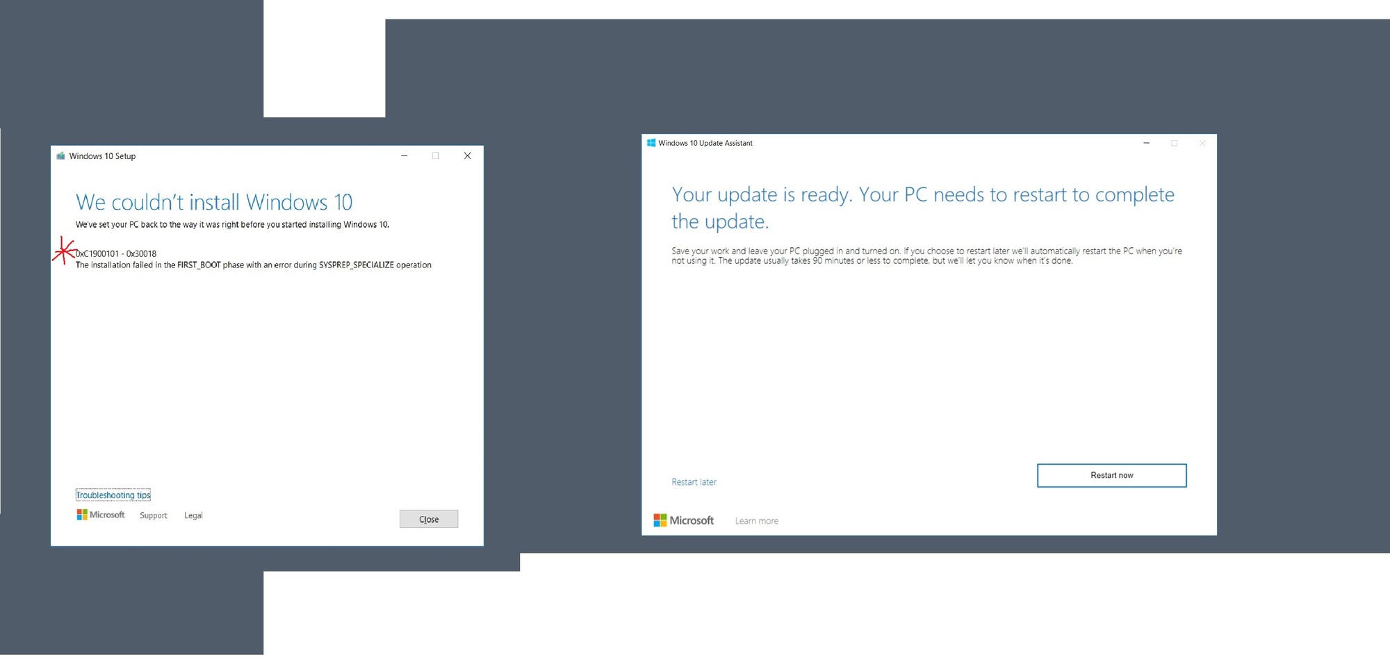 Need help updating Windows 10 16a8e422-cc4c-47da-b31b-91d41bbf4e05?upload=true.jpg