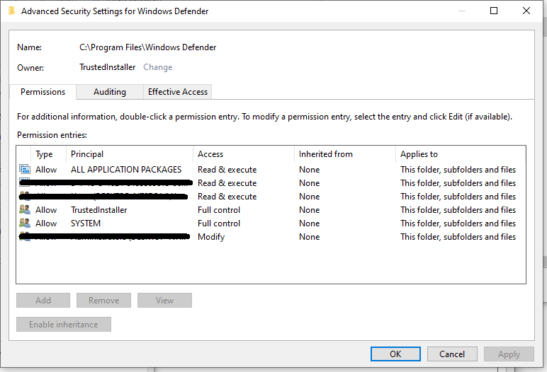 Changing folder ownership TrustedInstaller 16b4fcfe-973a-494e-b0d7-d0f8f67d7f29?upload=true.png