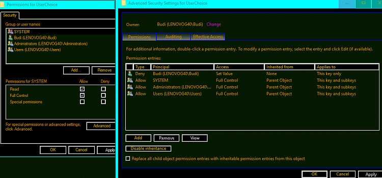 Registry key in HKEY_CURRENT_USER\SOFTWARE\Classes\Local... 170074d1514596457t-registry-strange-behavior-hkey_current_user-software-microsoft-s.png