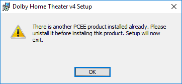 Cant install dolby home theatre pcee, 170332d1514754108t-dolby-home-theater-v4-setup-error-another-pcee-product-installed-image.png