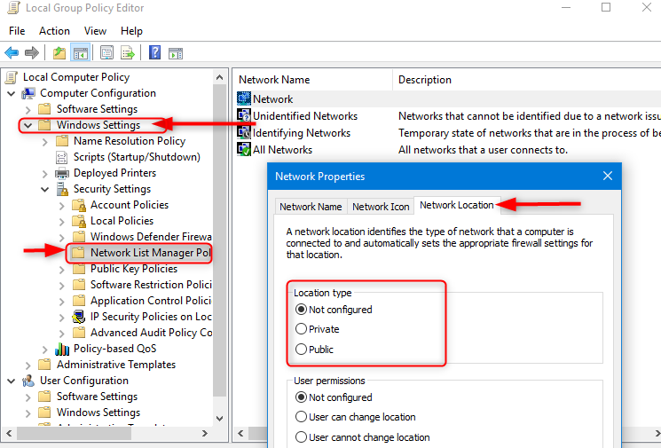Has anyone figured out how to change network properties to private network when the option... 172415d1515872700t-network-property-keeps-changing-between-public-private-image.png