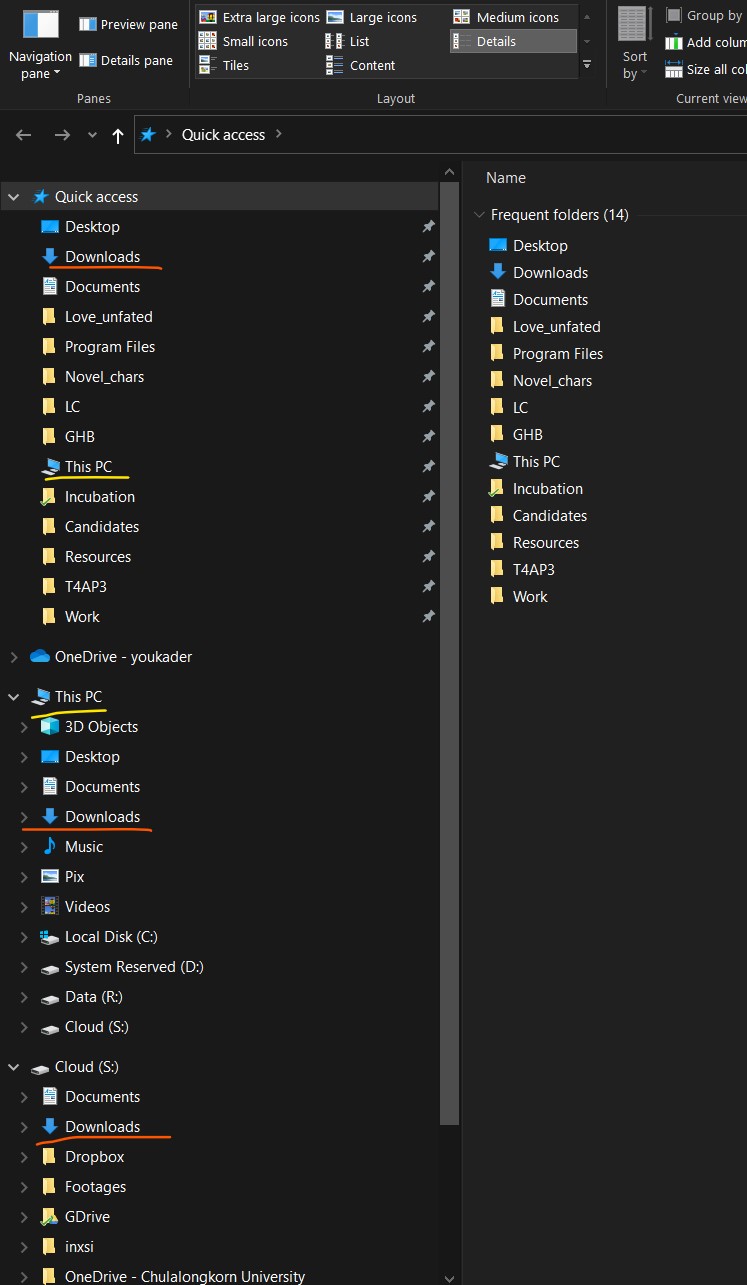 Can you make the navigation pane of Windows Explorer shorter and more simplified? 172596cd-348b-4377-8417-c254d466c397?upload=true.jpg